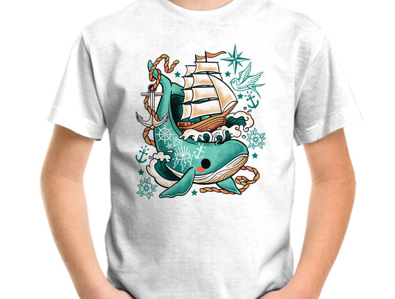 Whale Ship Tattoo