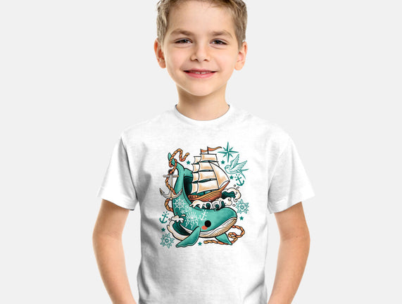 Whale Ship Tattoo