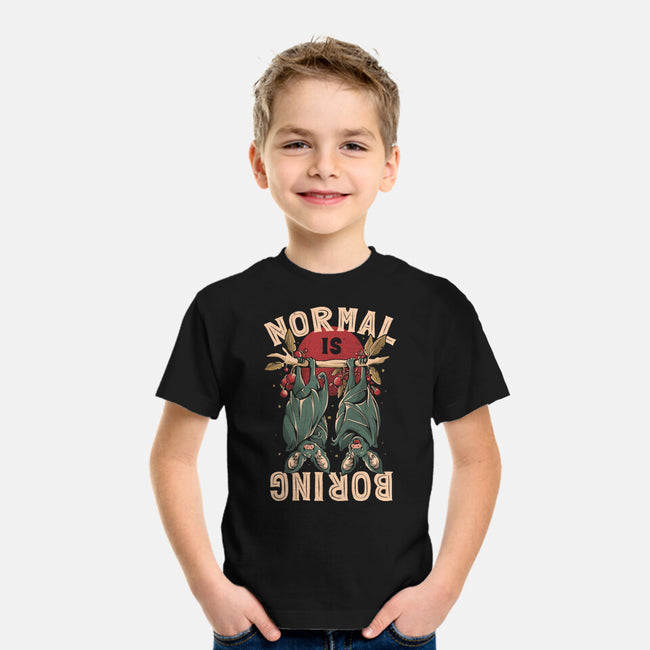 Normal Is Boring-Youth-Basic-Tee-eduely