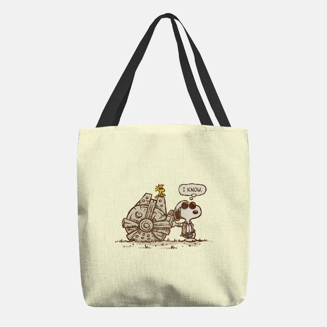 The Beagle Knows-None-Basic Tote-Bag-kg07
