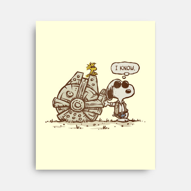 The Beagle Knows-None-Stretched-Canvas-kg07