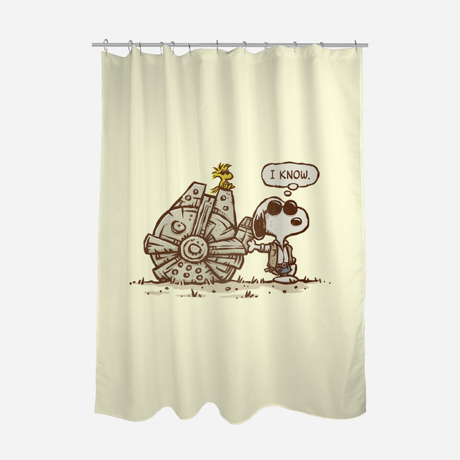 The Beagle Knows-None-Polyester-Shower Curtain-kg07
