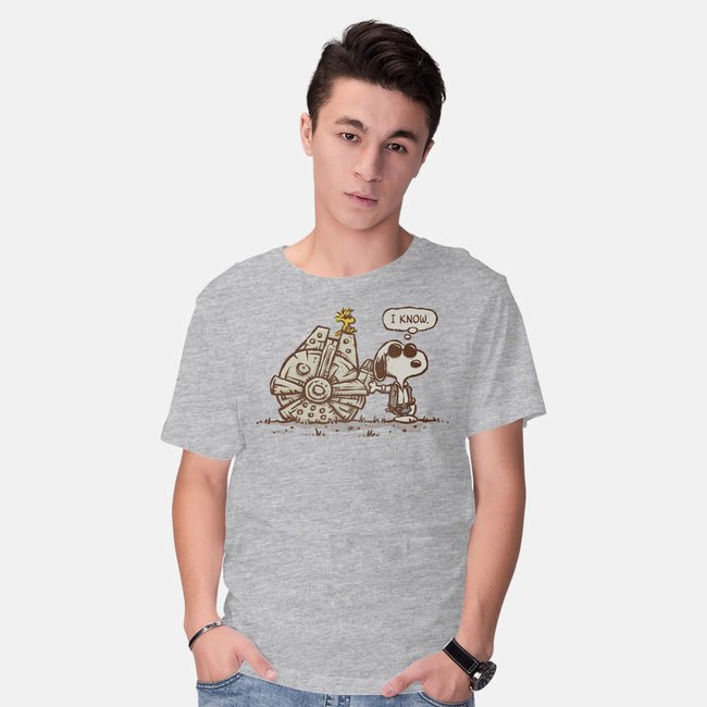 The Beagle Knows-Mens-Basic-Tee-kg07