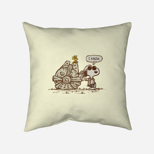 The Beagle Knows-None-Removable Cover-Throw Pillow-kg07