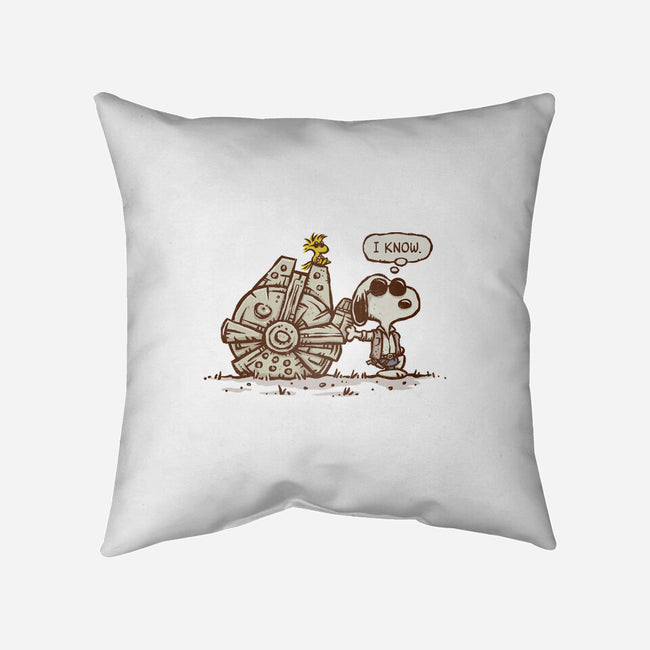 The Beagle Knows-None-Removable Cover-Throw Pillow-kg07