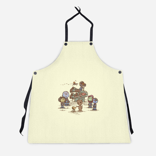 Guard Dog Of The Galaxy-Unisex-Kitchen-Apron-kg07