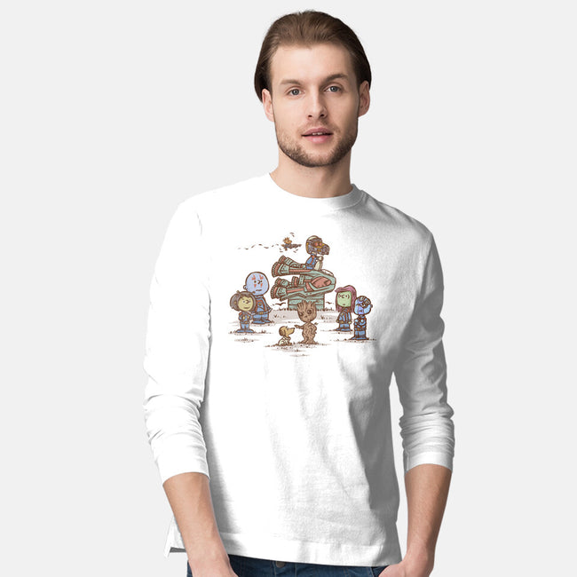 Guard Dog Of The Galaxy-Mens-Long Sleeved-Tee-kg07