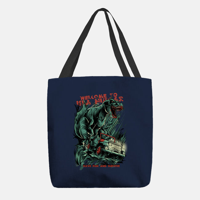 Welcome To Isla Nublar-None-Basic Tote-Bag-Guilherme magno de oliveira