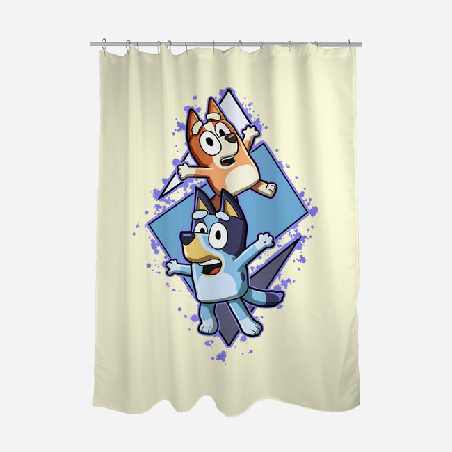 Siblings Life-None-Polyester-Shower Curtain-nickzzarto