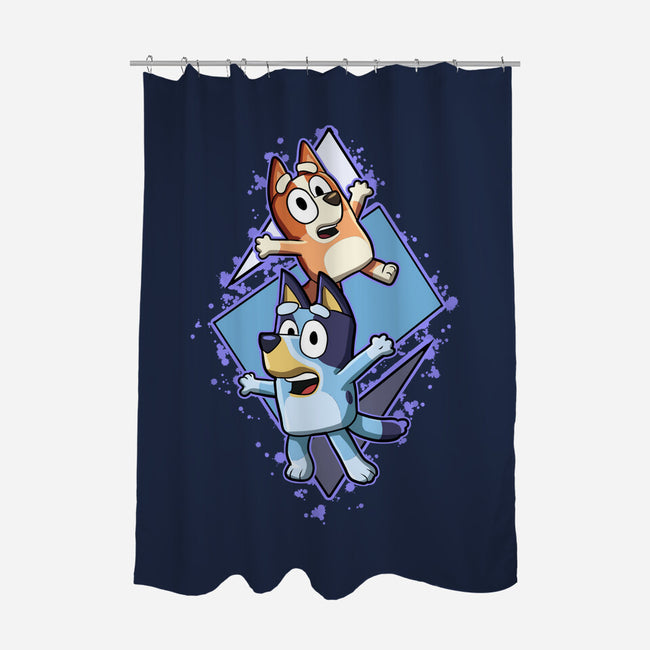 Siblings Life-None-Polyester-Shower Curtain-nickzzarto