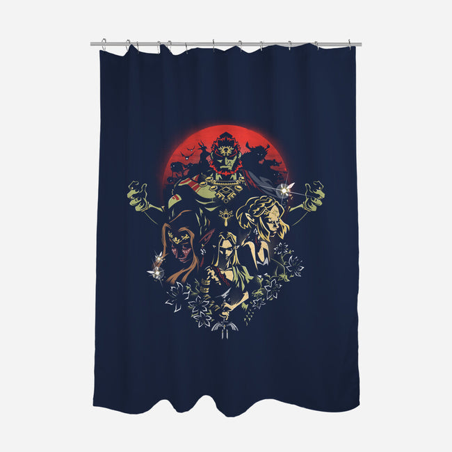 Tears Of A Kingdom-None-Polyester-Shower Curtain-Fearcheck
