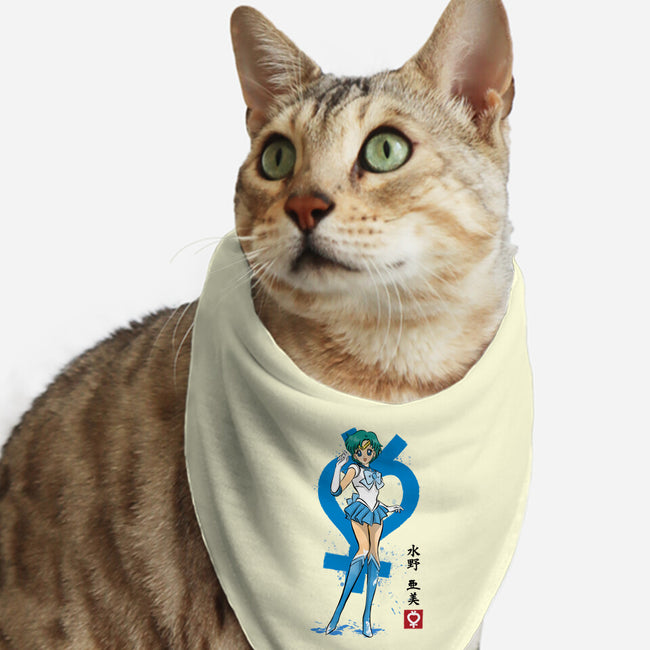 Mercury Sumi-e-Cat-Bandana-Pet Collar-DrMonekers