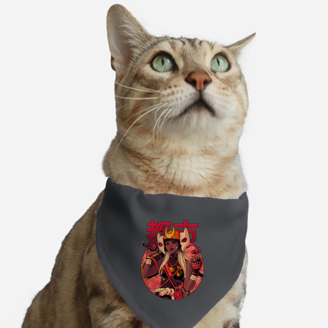 Usagi Urban Samurai-Cat-Adjustable-Pet Collar-Bruno Mota