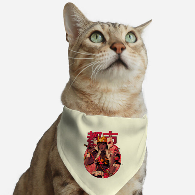 Usagi Urban Samurai-Cat-Adjustable-Pet Collar-Bruno Mota