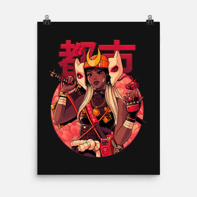 Usagi Urban Samurai-None-Matte-Poster-Bruno Mota