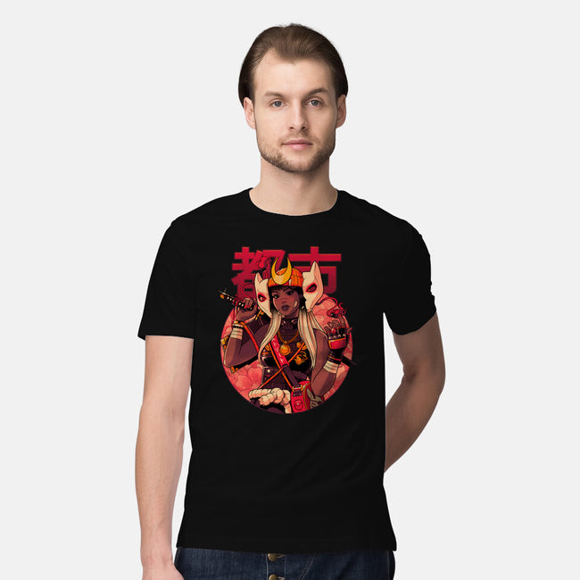 Usagi Urban Samurai-Mens-Premium-Tee-Bruno Mota