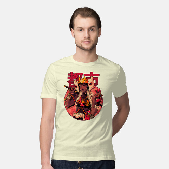 Usagi Urban Samurai-Mens-Premium-Tee-Bruno Mota