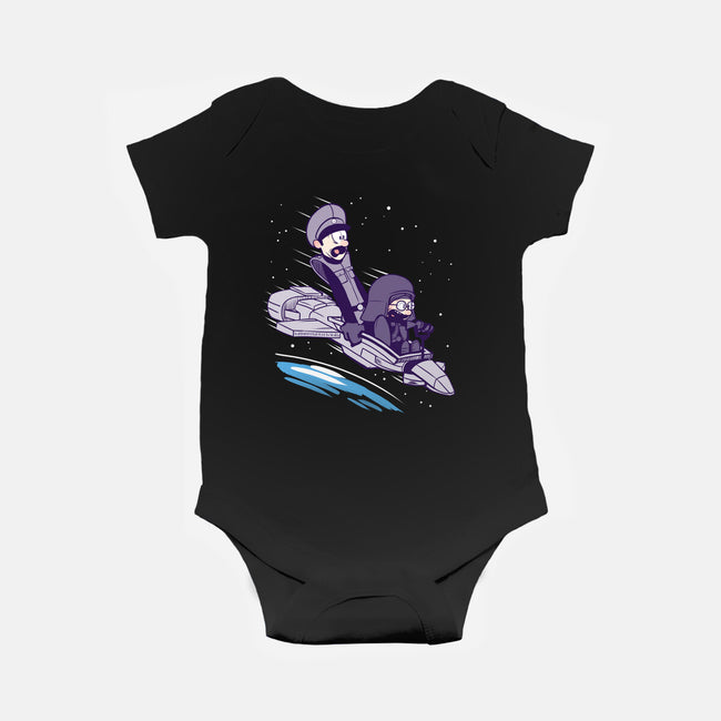 You Better Buckle Up-baby basic onesie-KindaCreative