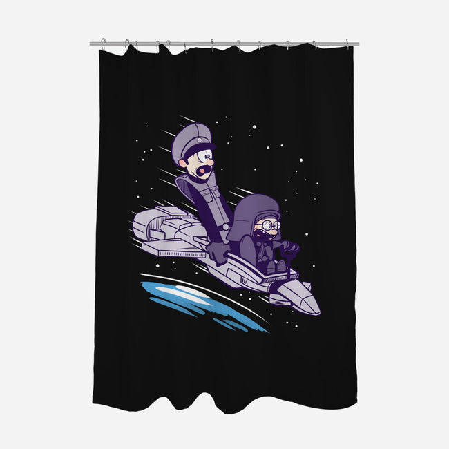 You Better Buckle Up-none polyester shower curtain-KindaCreative