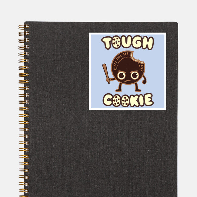 Tough Cookie-None-Glossy-Sticker-Weird & Punderful