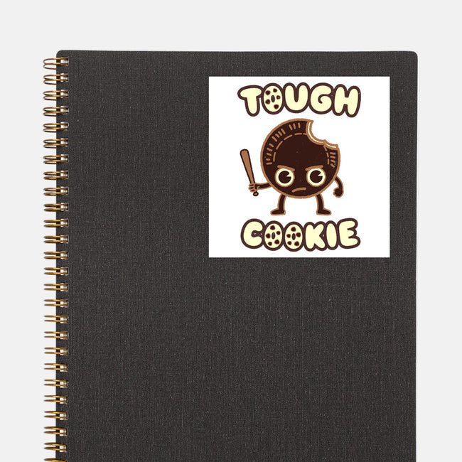 Tough Cookie-None-Glossy-Sticker-Weird & Punderful