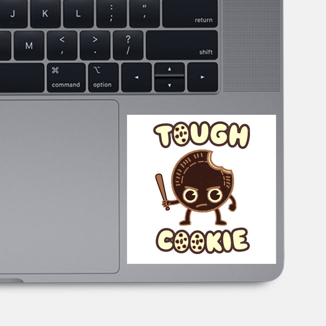 Tough Cookie-None-Glossy-Sticker-Weird & Punderful