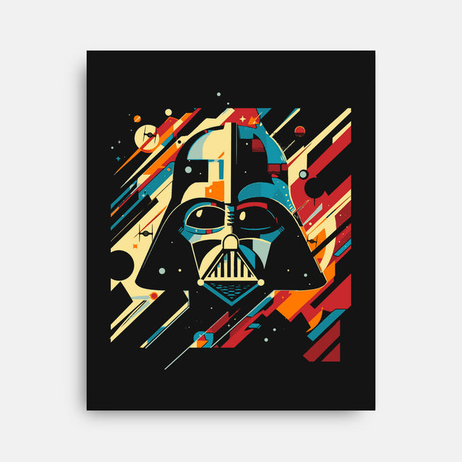Vader Dark Helmet-None-Stretched-Canvas-kharmazero