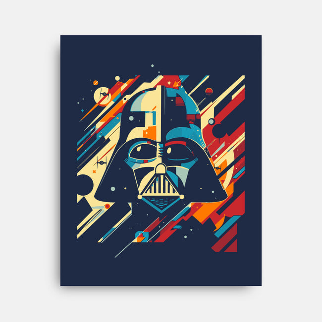 Vader Dark Helmet-None-Stretched-Canvas-kharmazero