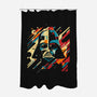 Vader Dark Helmet-None-Polyester-Shower Curtain-kharmazero