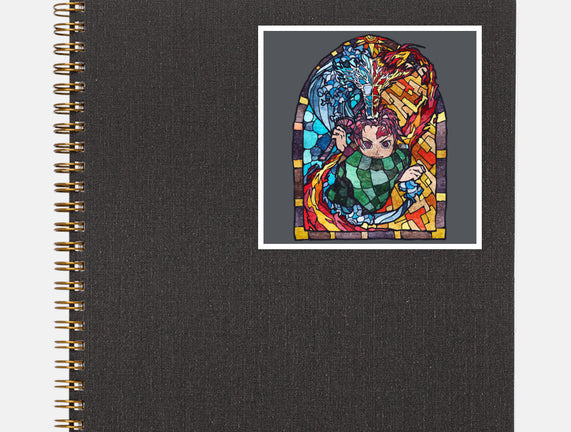 Tanjiro Stained Glass