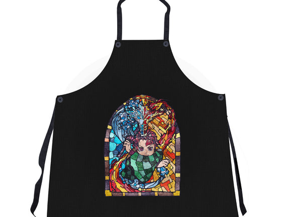 Tanjiro Stained Glass