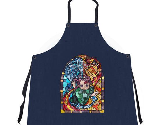 Tanjiro Stained Glass