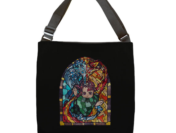 Tanjiro Stained Glass