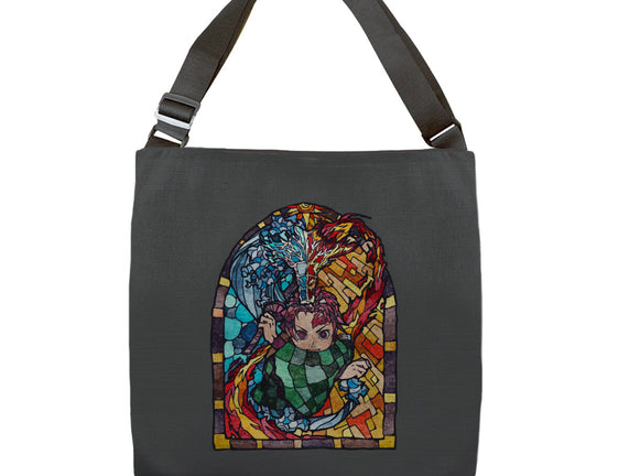 Tanjiro Stained Glass