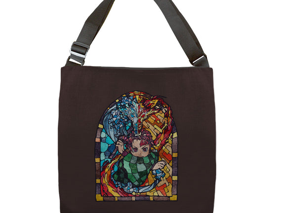 Tanjiro Stained Glass