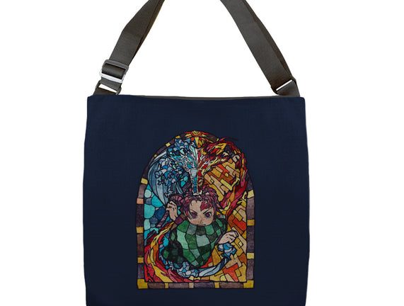 Tanjiro Stained Glass
