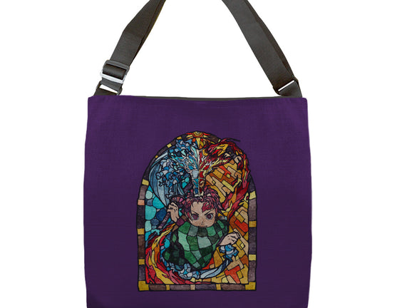 Tanjiro Stained Glass