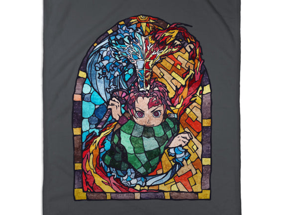 Tanjiro Stained Glass
