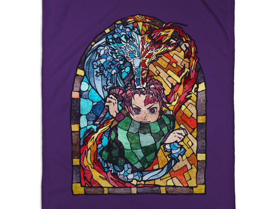 Tanjiro Stained Glass