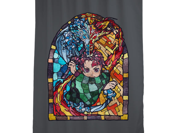 Tanjiro Stained Glass