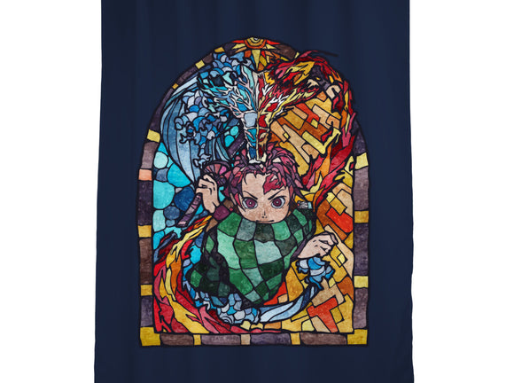 Tanjiro Stained Glass