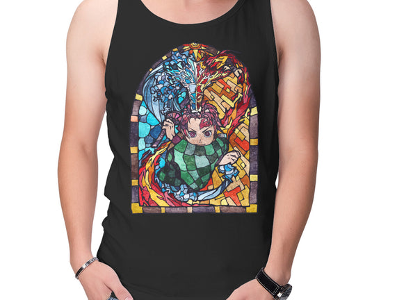 Tanjiro Stained Glass