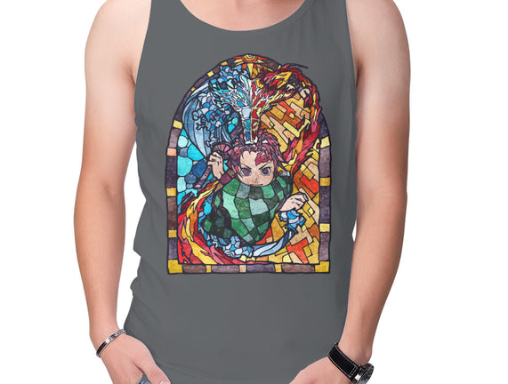 Tanjiro Stained Glass