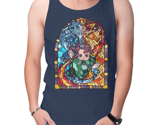 Tanjiro Stained Glass