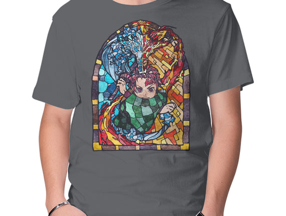 Tanjiro Stained Glass