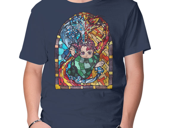 Tanjiro Stained Glass