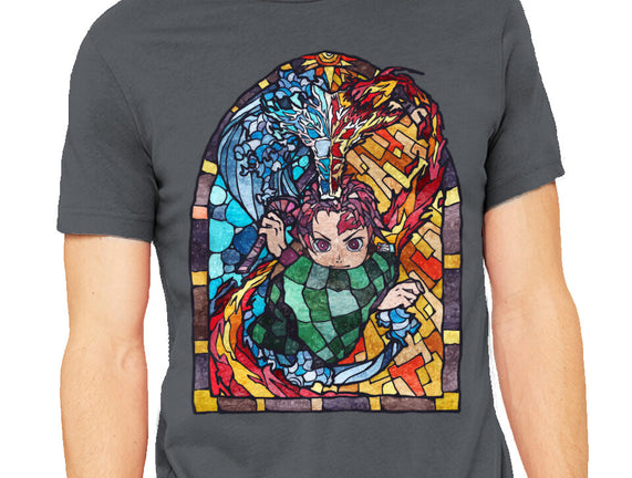 Tanjiro Stained Glass