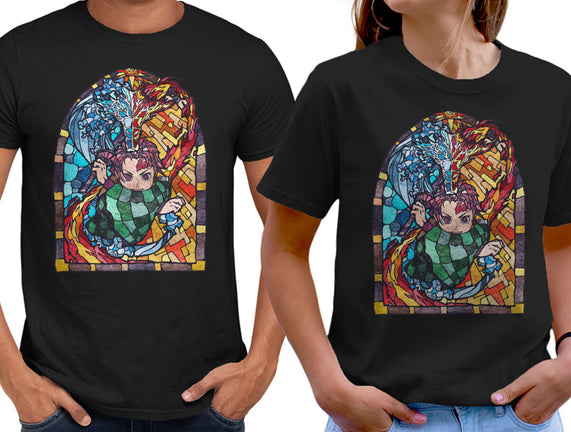 Tanjiro Stained Glass