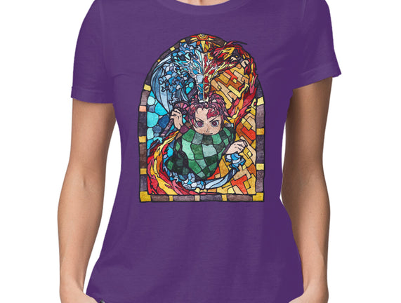 Tanjiro Stained Glass