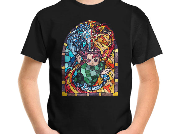 Tanjiro Stained Glass